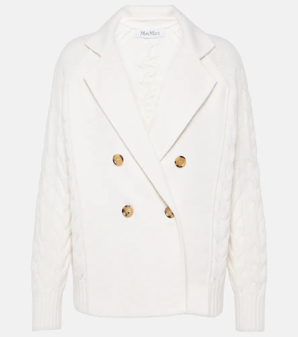  Max Mara Max Mara Micio Wool And Cashmere Cardigan 