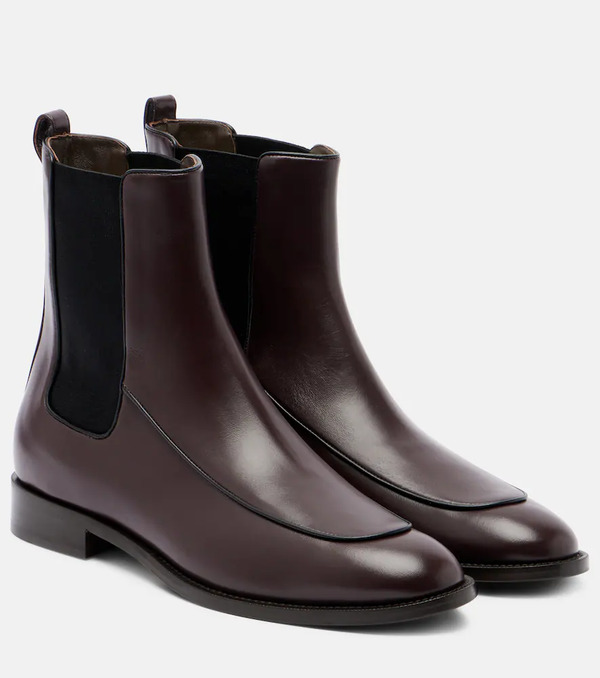  Max Mara Max Mara Mirto Leather Chelsea Boots 