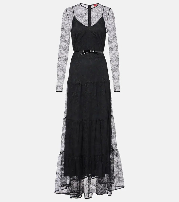  Max Mara Max Mara Modane Lace Maxi Dress 