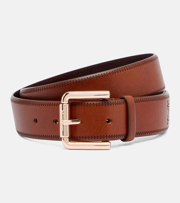  Max Mara Max Mara Monogram Leather Belt 