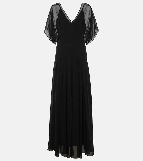  Max Mara Max Mara Murge Draped Silk Gown 