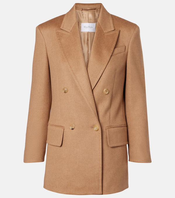  Max Mara Max Mara Olimpia Camel Hair Blazer 