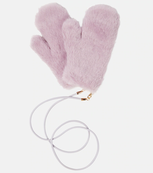  Max Mara Max Mara Ombrato Teddy Mittens 