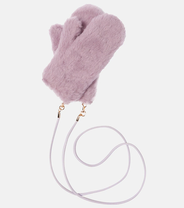  Max Mara Max Mara Ombrato Teddy Mittens 