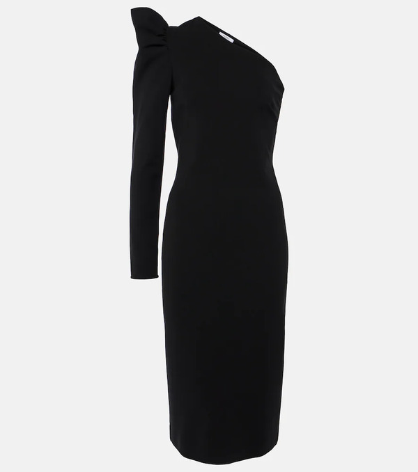  Max Mara Max Mara One-shoulder Ruffled Midi Dress 
