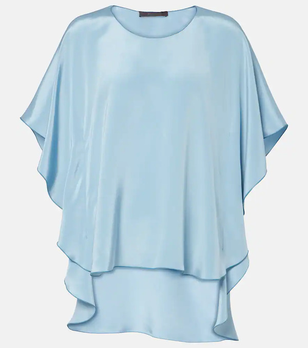  Max Mara Max Mara Oronte Silk Crepe De Chine Blouse 