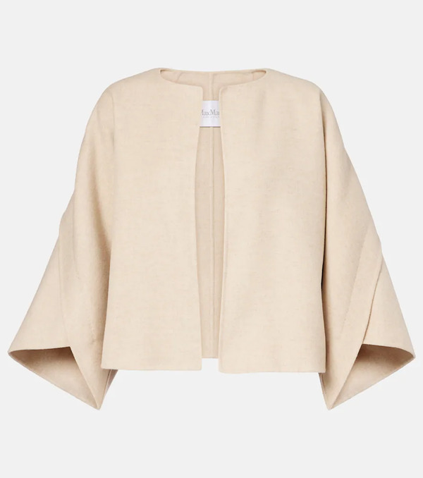  Max Mara Max Mara Ovada Wool And Cashmere Jacket 