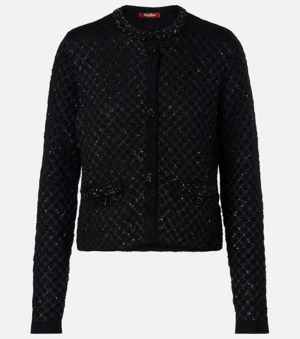  Max Mara Max Mara Perdoni Sequined Cardigan 