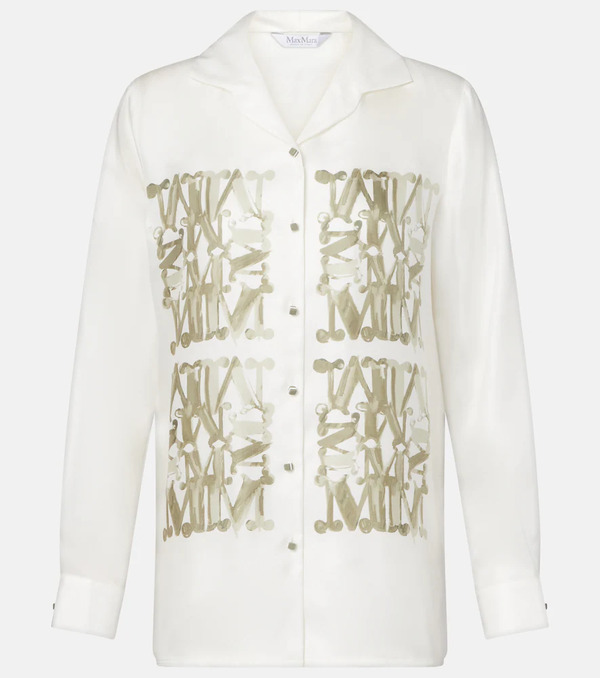  Max Mara Max Mara Printed Silk Shirt 
