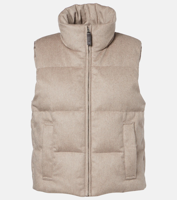  Max Mara Max Mara Quilted Cashmere Down Vest 