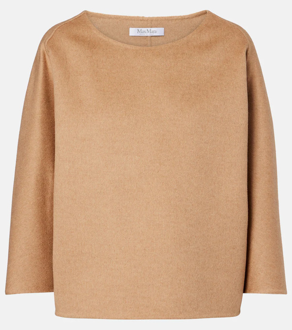  Max Mara Max Mara Radioso Camel Hair Blouse 