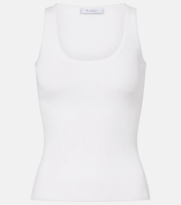  Max Mara Max Mara Ribbed-knit Tank Top 