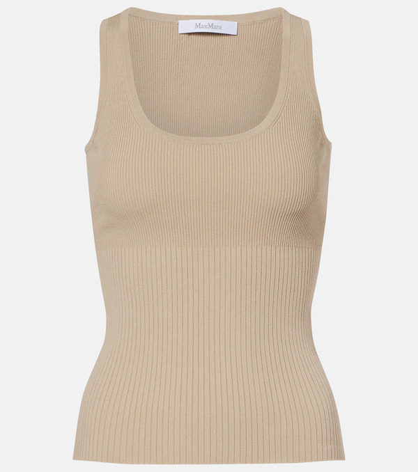  Max Mara Max Mara Ribbed-knit Tank Top 