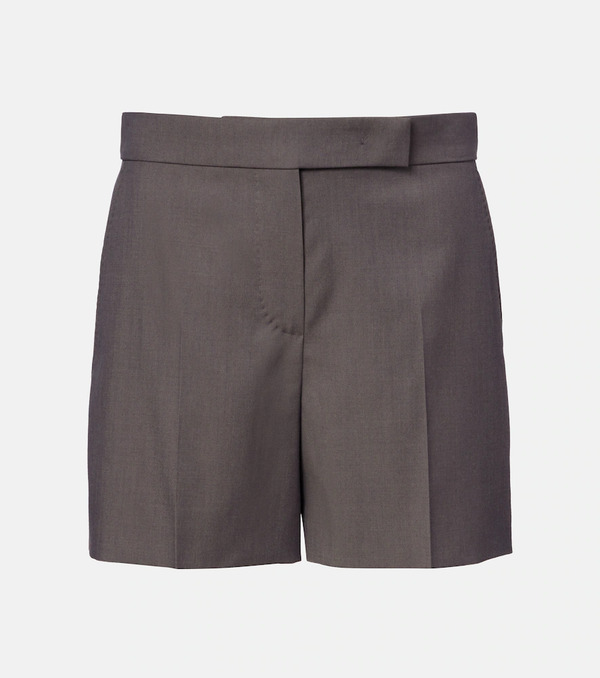  Max Mara Max Mara Sadunco Virgin Wool Shorts 