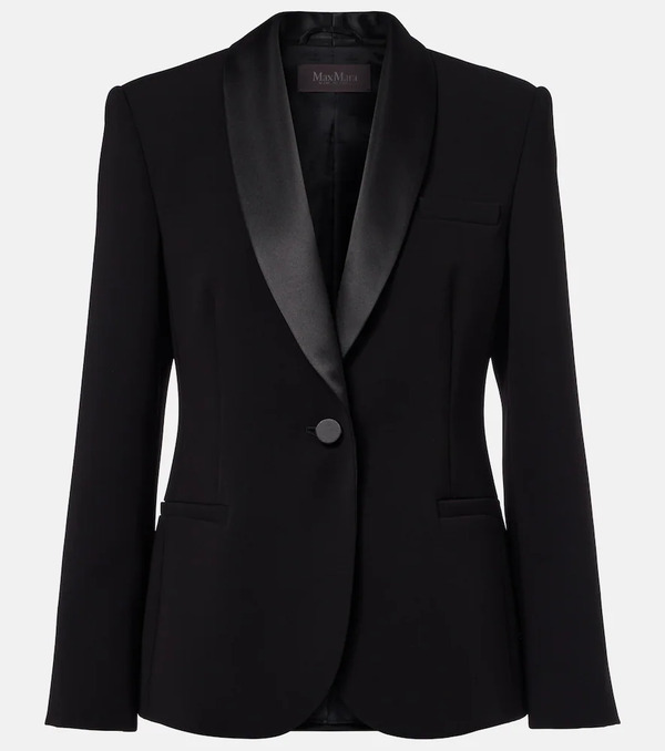  Max Mara Max Mara Scatola Cady Tuxedo Jacket 