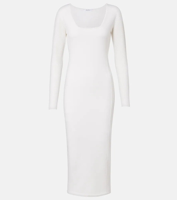  Max Mara Max Mara Sophia Wool-blend Midi Dress 