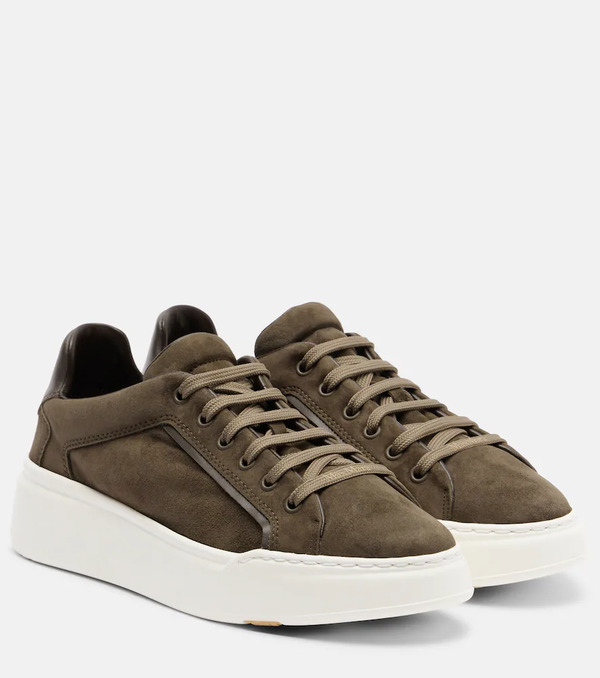  Max Mara Max Mara Suede Platform Sneakers 