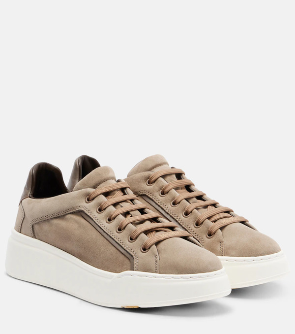  Max Mara Max Mara Suede Platform Sneakers 