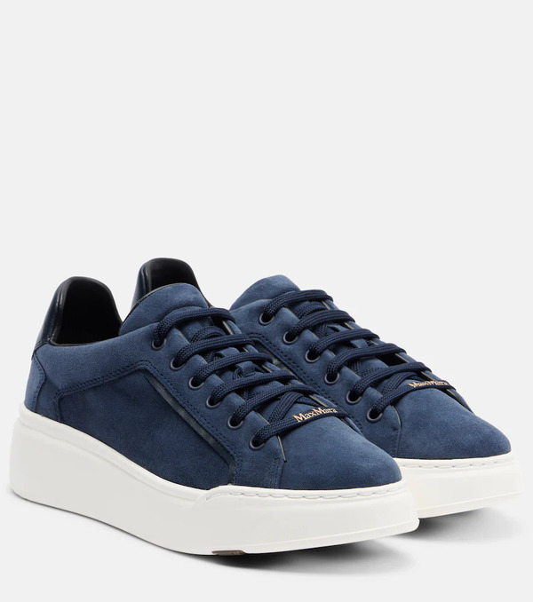  Max Mara Max Mara Suede Platform Sneakers 
