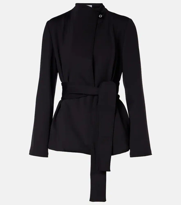  Max Mara Max Mara Talamo Belted Jersey Blazer 