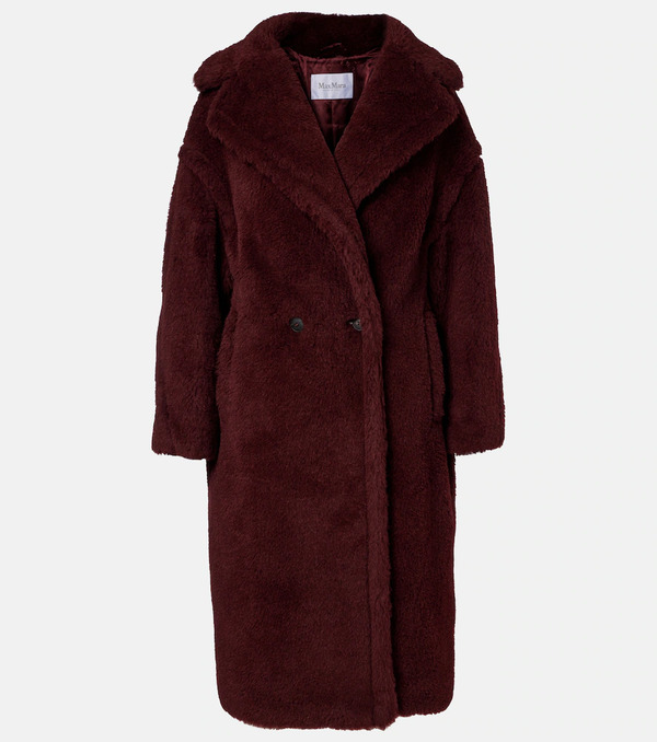  Max Mara Max Mara Teddy Bear Icon Alpaca Wool, Wool, And Silk Coat 