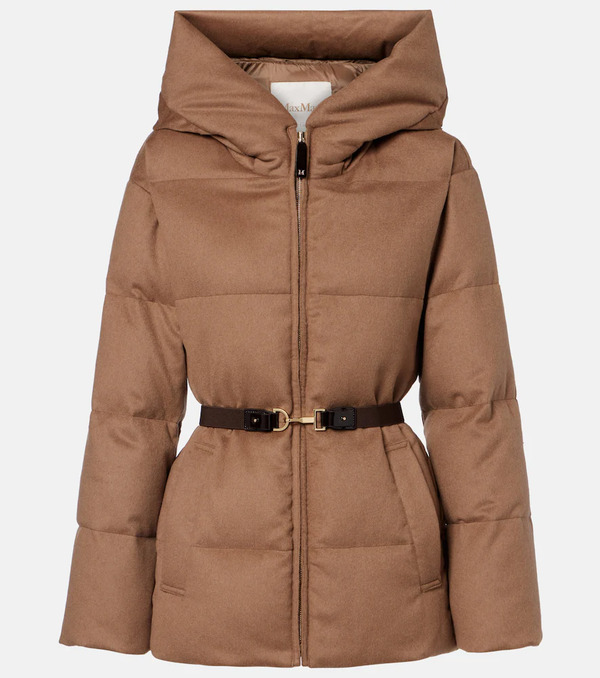  Max Mara Max Mara The Cube Corona Camel Hair Puffer Jacket 