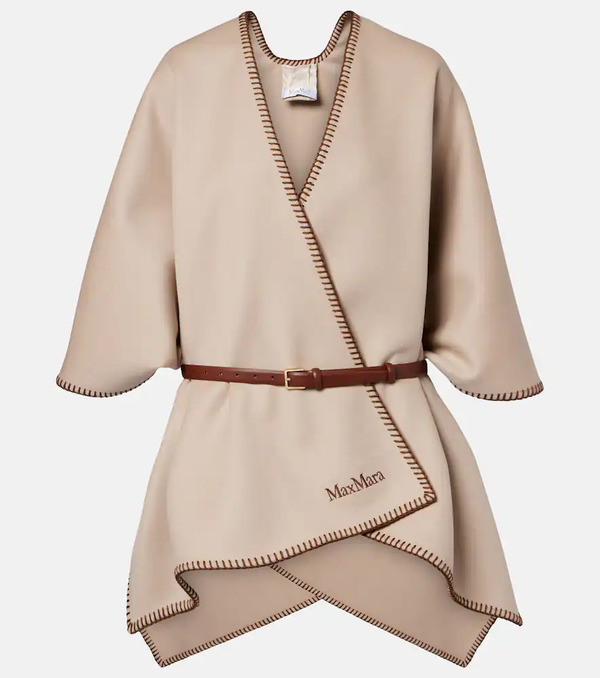  Max Mara Max Mara Virgin Wool Cape 