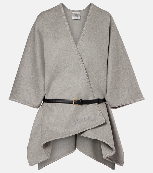  Max Mara Max Mara Virgin Wool Cape 