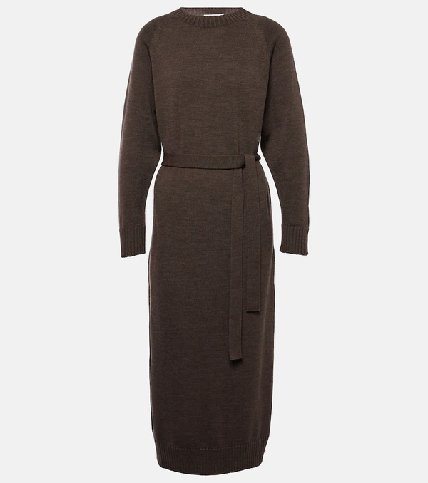  Max Mara Max Mara Virgin Wool Midi Dress 