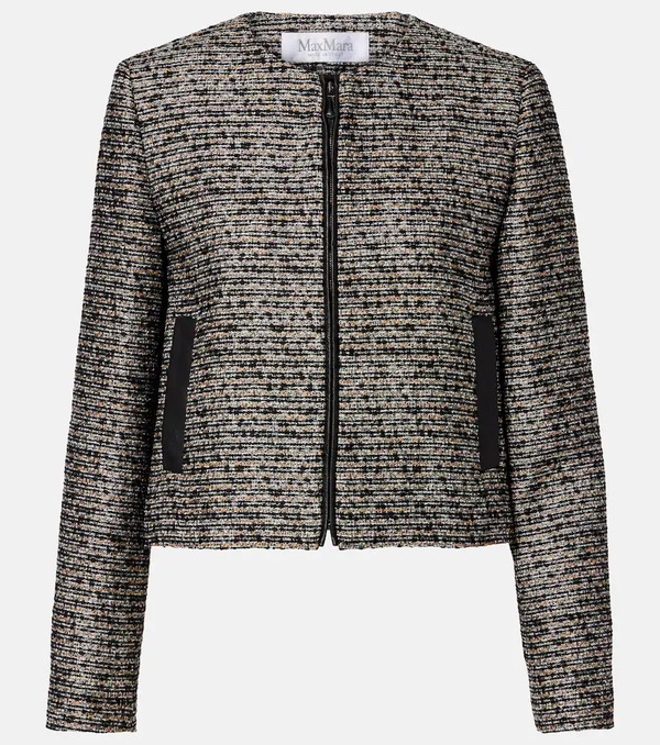  Max Mara Max Mara Volume Tweed Jacket 