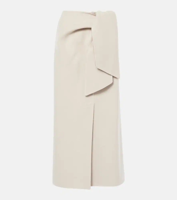  Max Mara Max Mara Zuppa Wool And Cashmere Wrap Skirt 