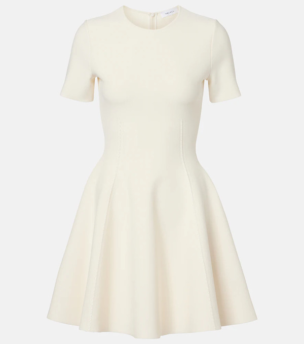  Mcqueen Mcqueen Asymmetric Knitted Minidress 