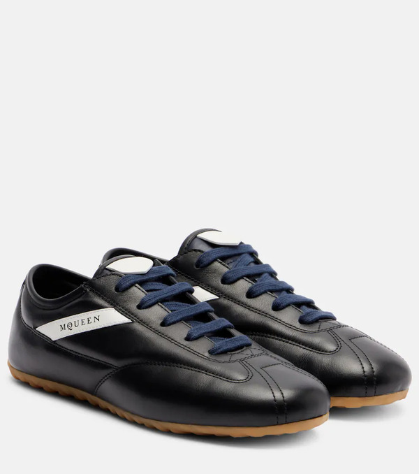  Mcqueen Mcqueen Boxe Leather Sneakers 