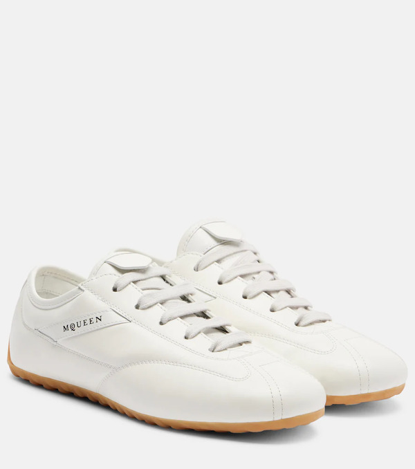  Mcqueen Mcqueen Boxe Leather Sneakers 