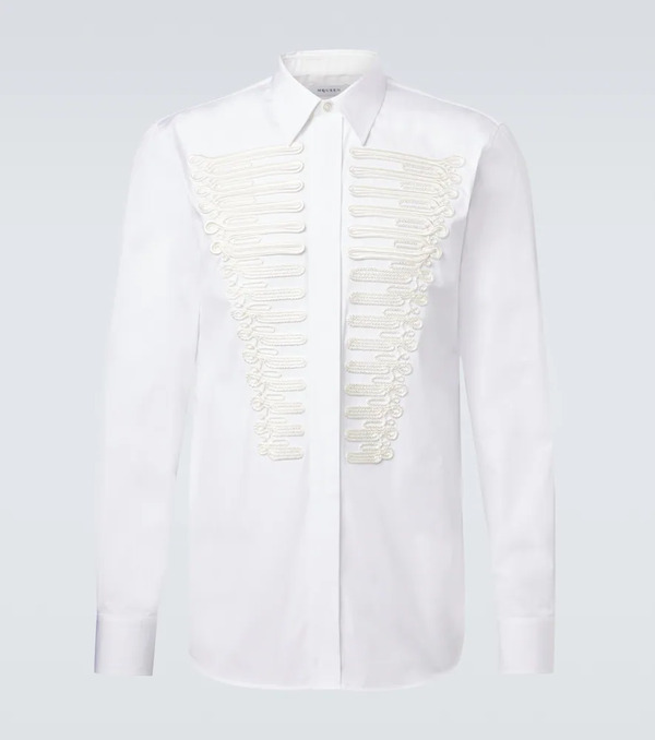  Mcqueen Mcqueen Cotton Poplin Shirt 