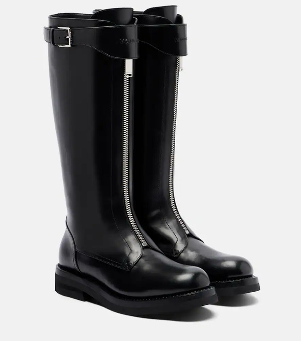  Mcqueen Mcqueen Countryside Leather Knee-high Boots 