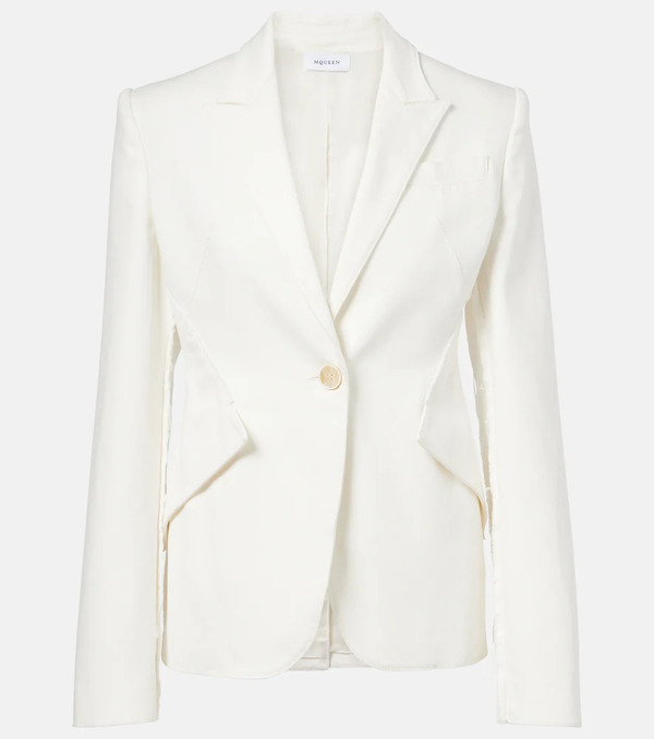  Mcqueen Mcqueen Denim Blazer 