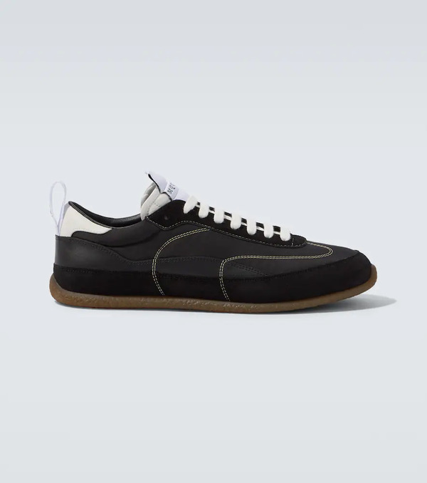  Mcqueen Mcqueen Ec1 Suede-trimmed Sneakers 