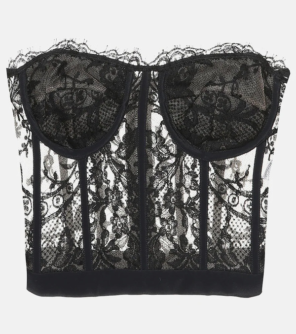  Mcqueen Mcqueen Lace Bustier 
