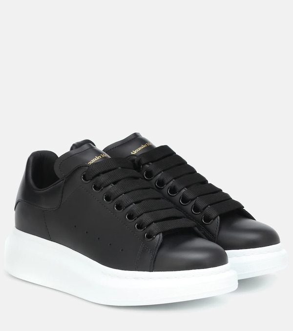  Mcqueen Mcqueen Oversized Leather Sneakers 