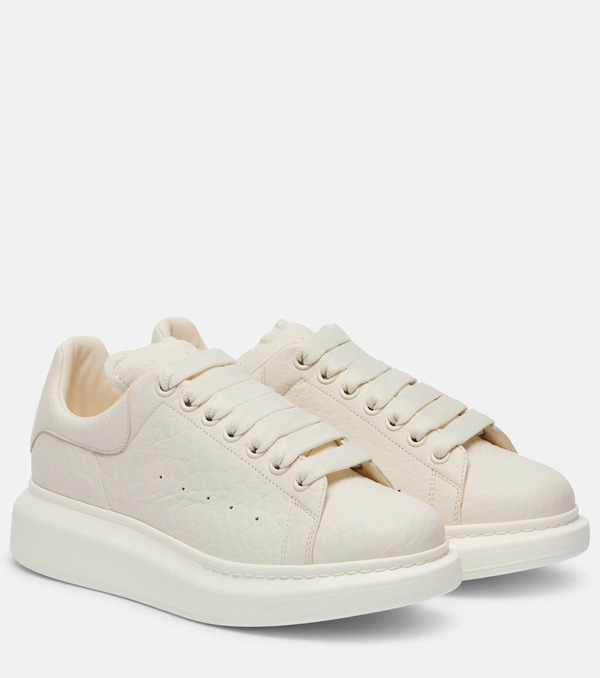  Mcqueen Mcqueen Oversized Leather Sneakers 