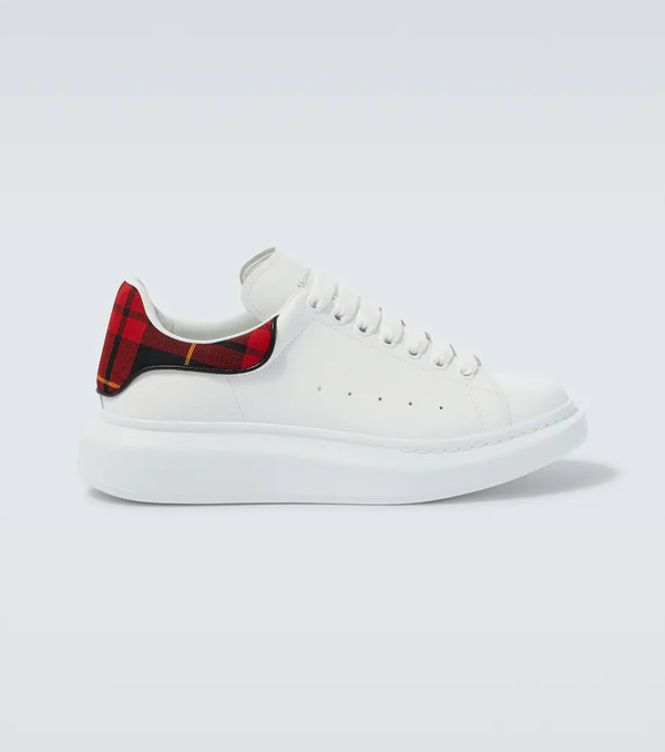  Mcqueen Mcqueen Oversized Leather Sneakers 