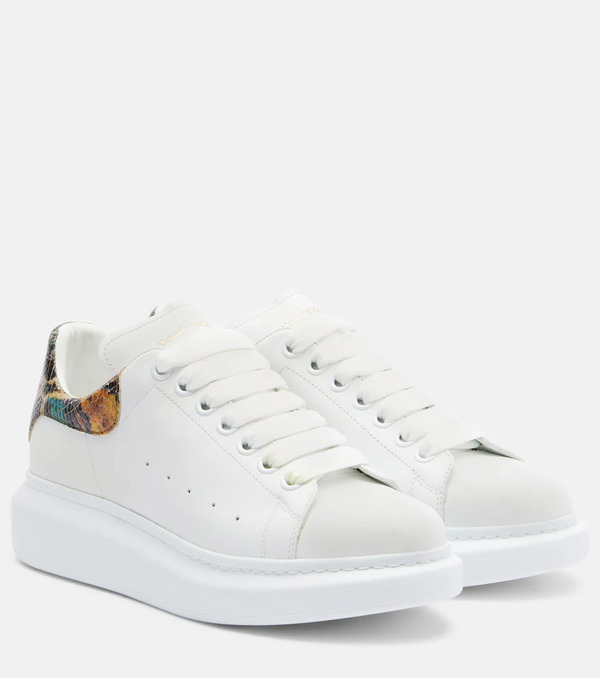  Mcqueen Mcqueen Oversized Leather Sneakers 