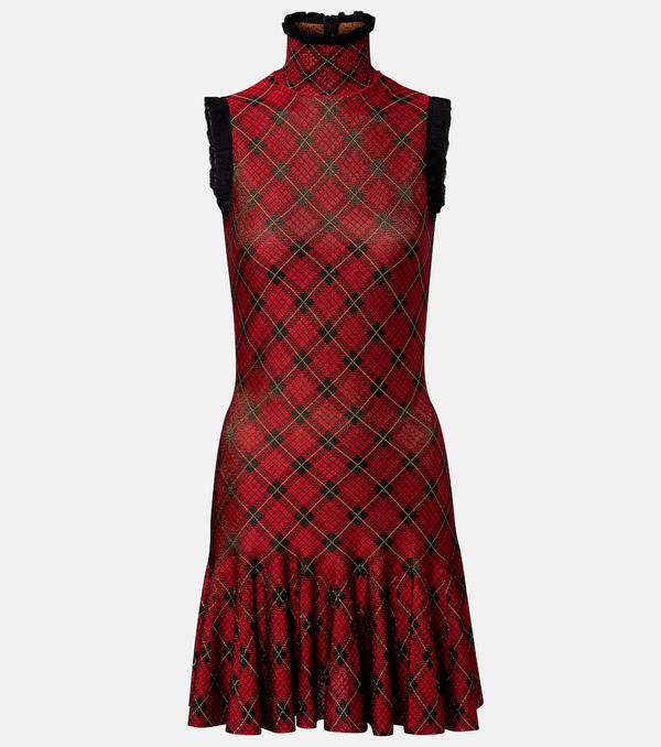  Mcqueen Mcqueen Plaid Minidress 