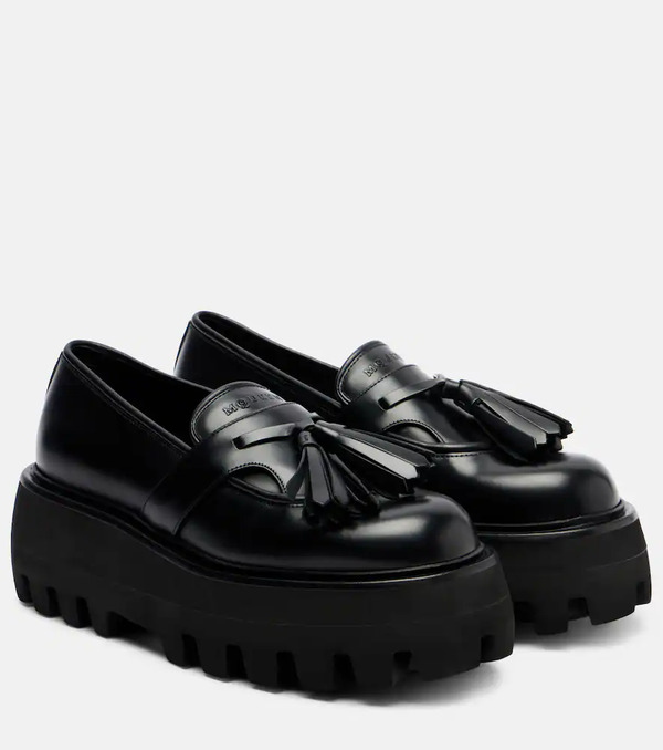  Mcqueen Mcqueen Sofa Leather Platform Loafers 