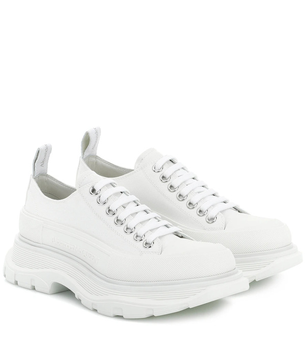  Mcqueen Mcqueen Tread Slick Canvas Sneakers 