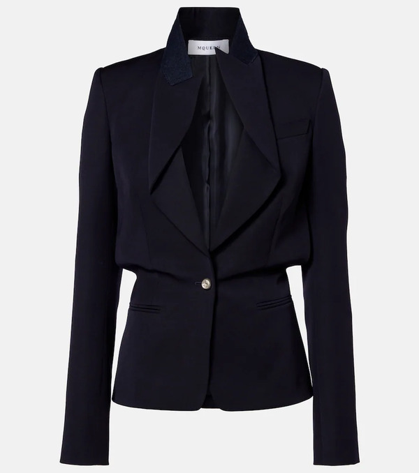  Mcqueen Mcqueen Wool Blazer 