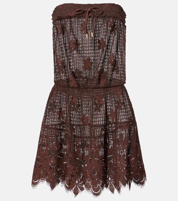  Melissa Odabash Melissa Odabash Isla Cotton-blend Lace Minidress 