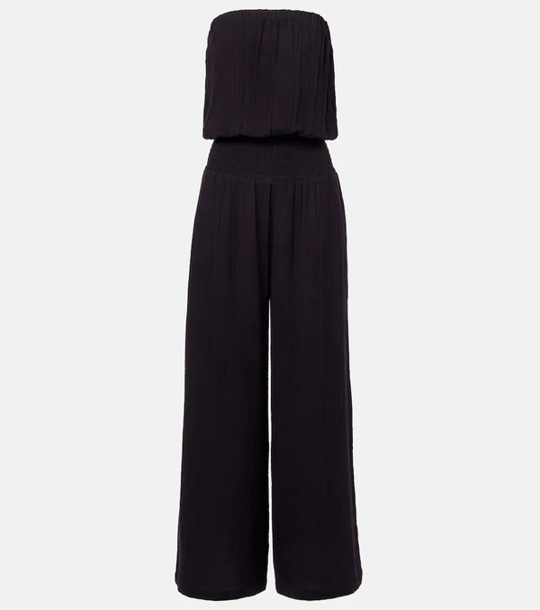  Melissa Odabash Melissa Odabash Naomi Strapless Cotton Jumpsuit 