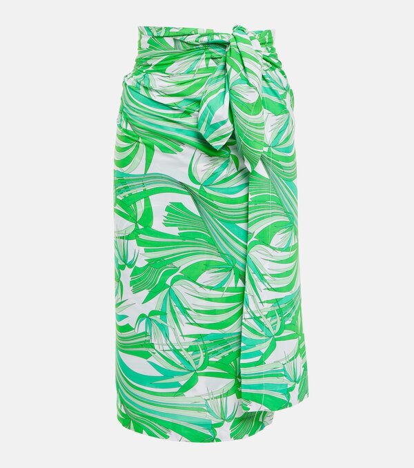  Melissa Odabash Melissa Odabash Pareo Printed Beach Cover-up 